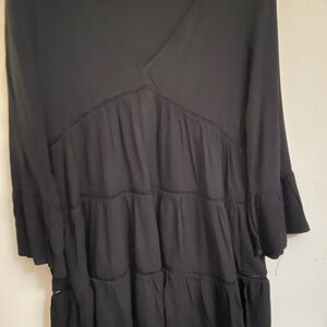 Glassons Black Textured Dress